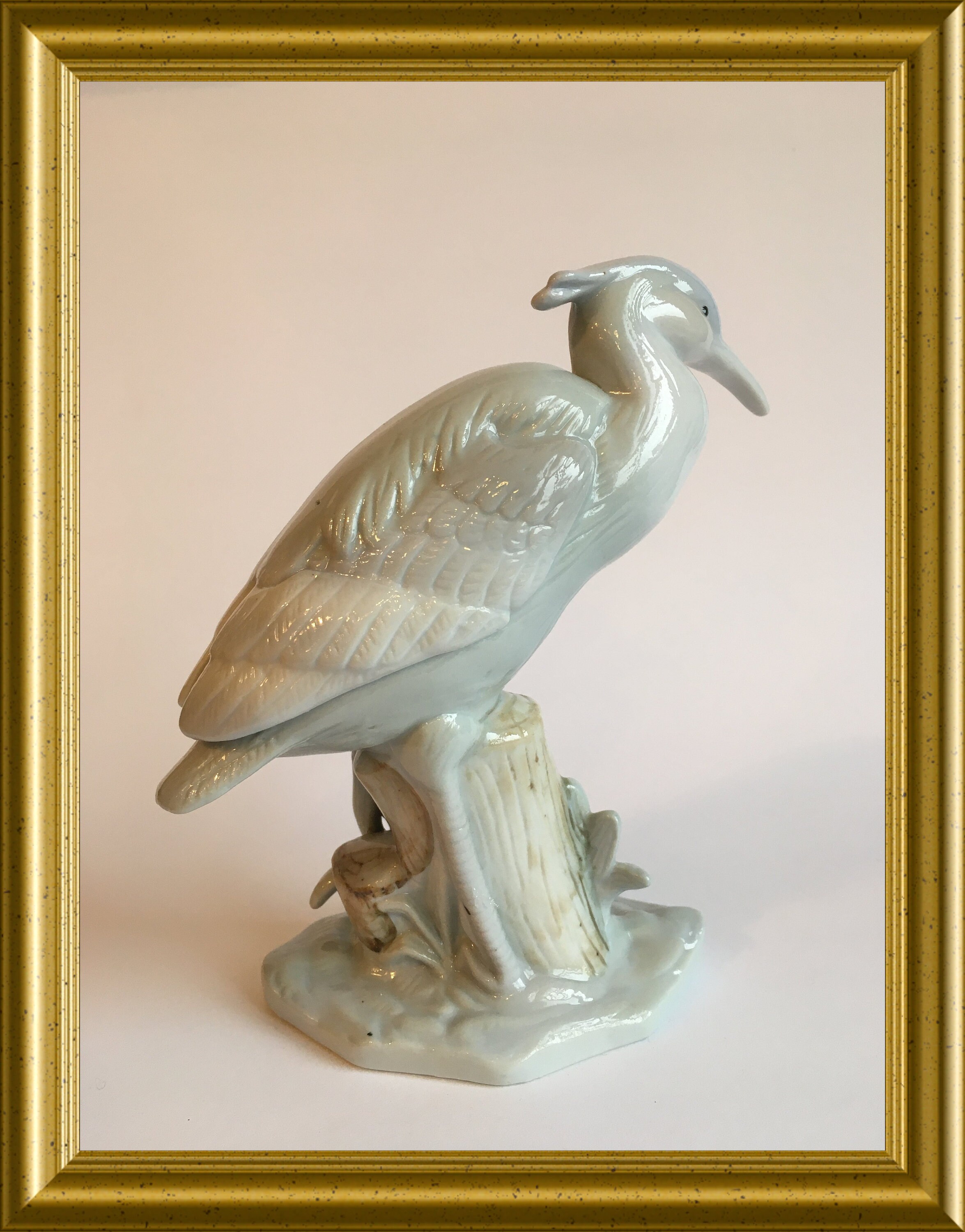 Mooi porseleinen beeld vogel kraanvogel Etsy