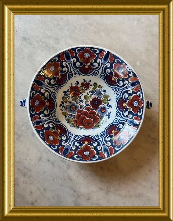 Vintage polychrome bowl: Oud Delft
