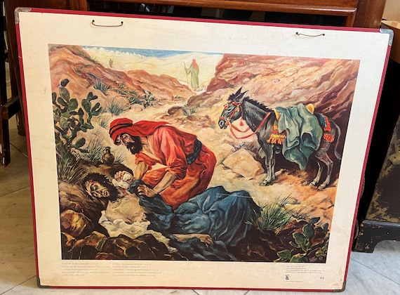 Local pick-up in Gouda only: Old School Poster No. 44 The Good Samaritan