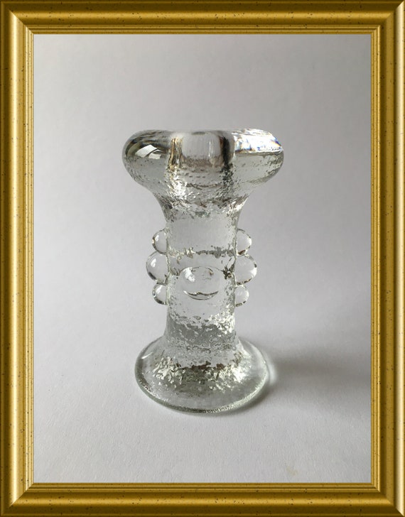 Vintage candlestick holder: Pukeberg Sweden, Staffan Gellerstedt