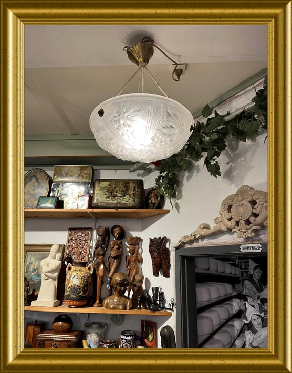 Local pick-up in Gouda only: art deco lamp, shipping not available