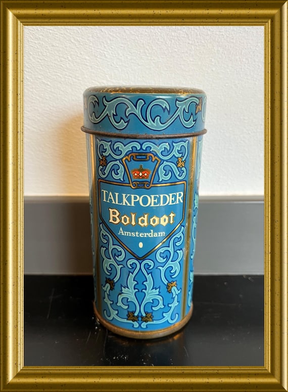 Vintage Talcum Powder Tin: Boldoot