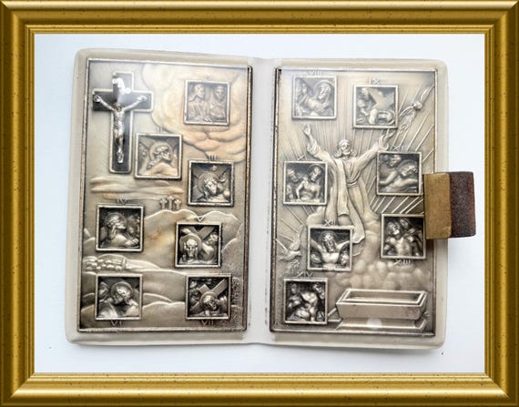 Vintage travel icon – Stations of the Cross (Jesus)