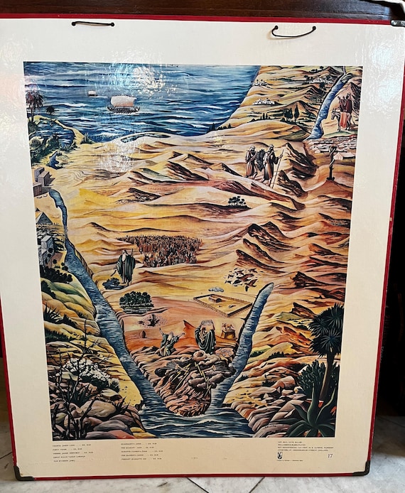 Local pick-up in Gouda only: Old School Poster No. 17 the journey through the desert