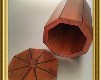 アンティークの八角形木箱 - Etsy 日本
