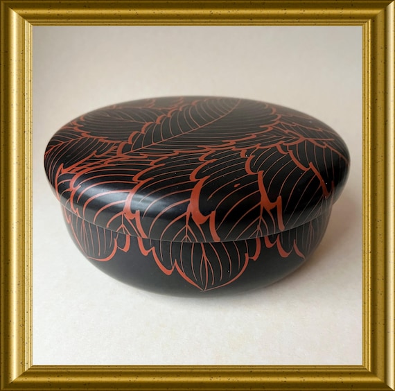 Vintage large lacquer box