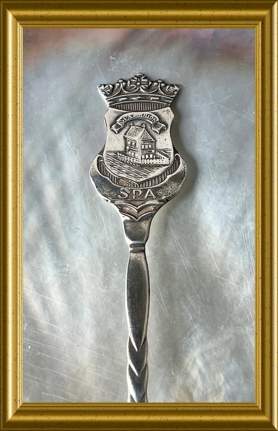 Vintage silver spoon : Spa Pouhon