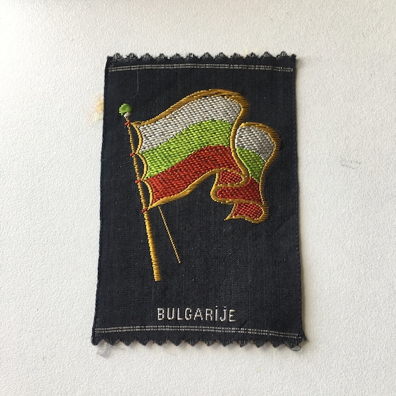 Vintage Dutch Turmac silk: Flag Bulgaria