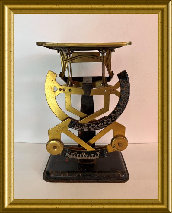Vintage scale, letter scale, kitchen scale, postage scale