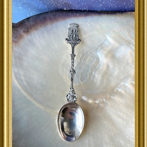 Vintage Dutch silver spoon: Noord Holland, Douwe Egberts