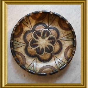 Vintage plate: Bouffioulx, Belgium