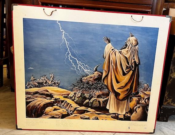 Local pick-up in Gouda only: Old School Poster No. 24 Elijah on Mount Carmel