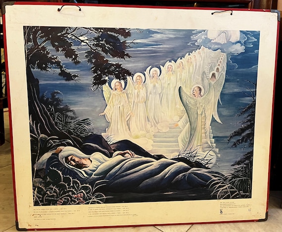 Local pick-up in Gouda only: Old school poster no. 12 Jacob's dream