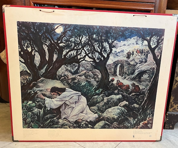 Local pick-up in Gouda only: Old School Poster No. 49 Garden of Gethsemane