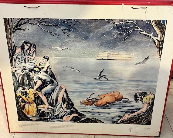 Local pick-up in Gouda only: Old school poster no. 7 The Flood