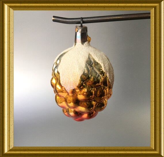 Antique glass christmas ornament
