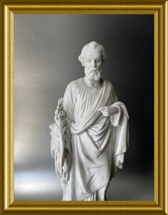 Antique bisque porcelain figurine: Joseph