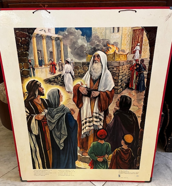 Local pick-up in Gouda only: Old School Poster No. 35 Presentation in the Temple
