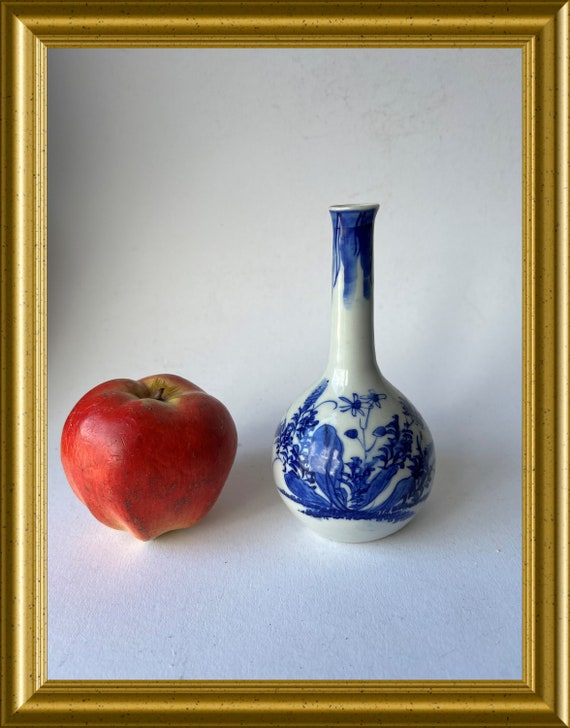 Antique small Asian porcelain vase