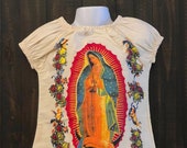 Virgen de Guadalupe Girls Printed Dress