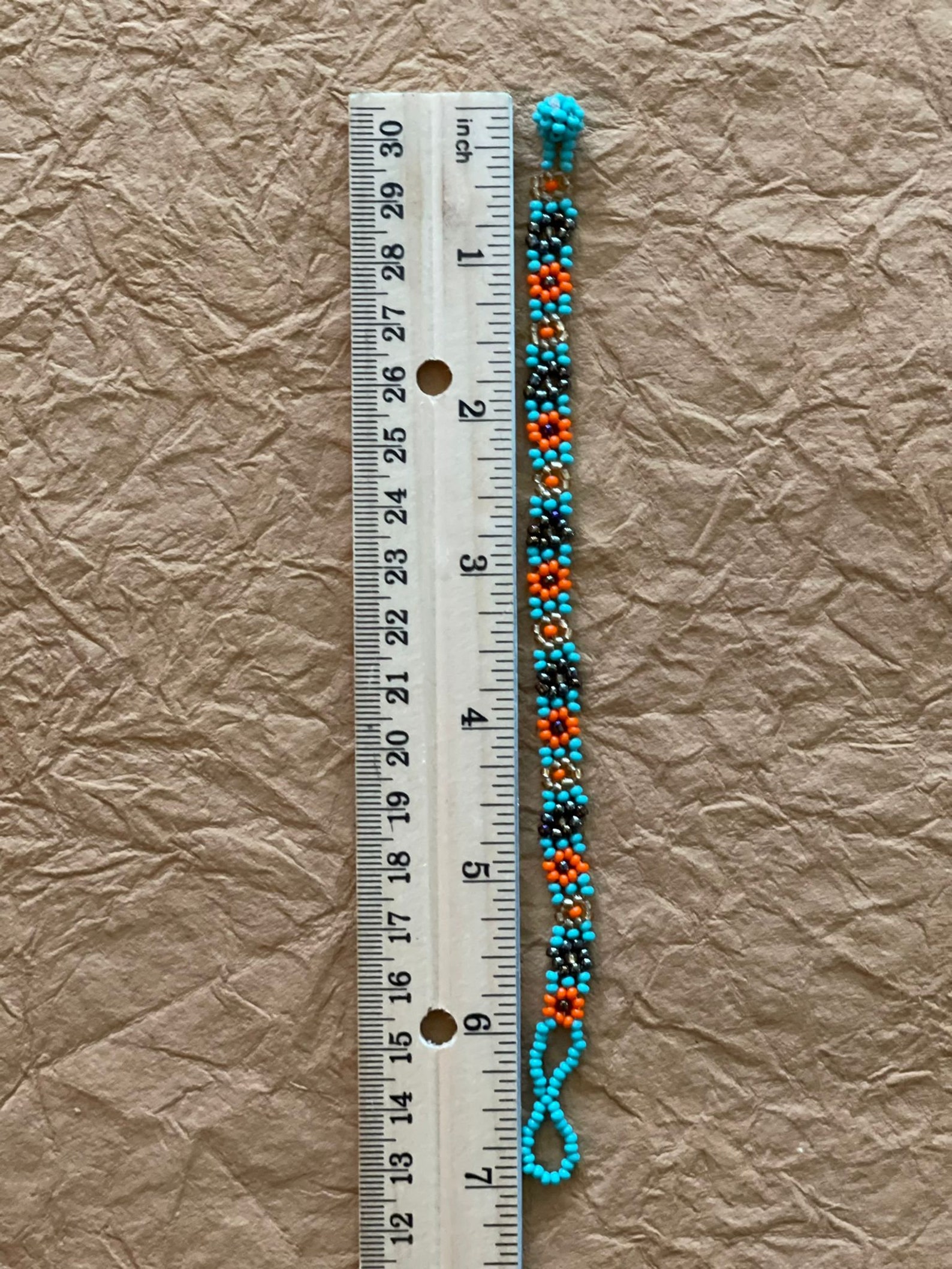 Mexican Beaded Bracelets Adjustable Beaded Flower Bracelets Etsy