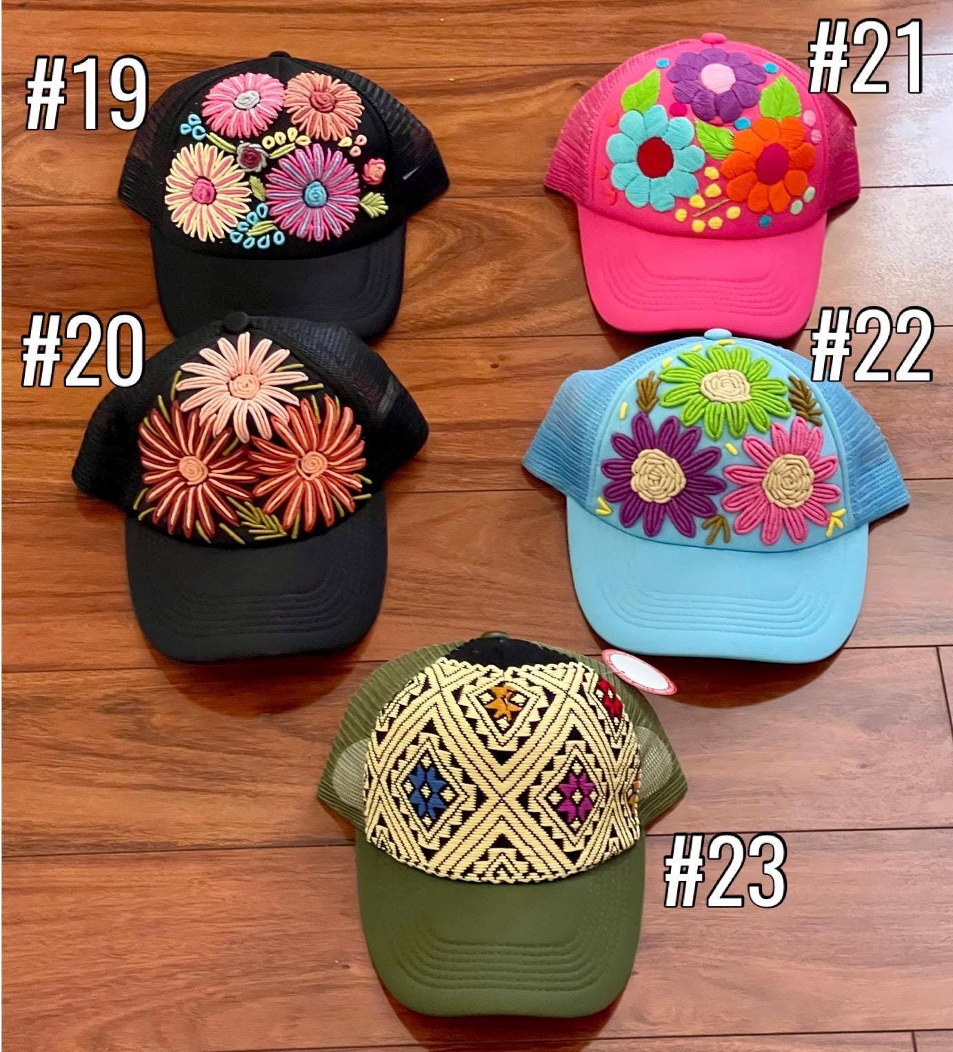 Mexican Embroidered Cap – Floral Baseball Hat, - Etsy