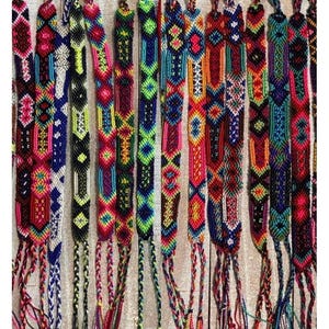 6pcs Set Mexican Woven Friendship Bracelets, Handmade Adjustable Bracelet, Summer gifts Boho hippie bracelets Bohemian unisex, Gift for frie