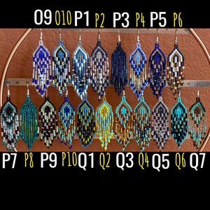 Artisan Beaded Earrings: Indigenous Mexican Huichol Style image 8
