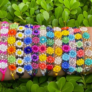 Mexican Hand Woven Bracelets -  Adjustable Colorful Handmade Bead Bracelets