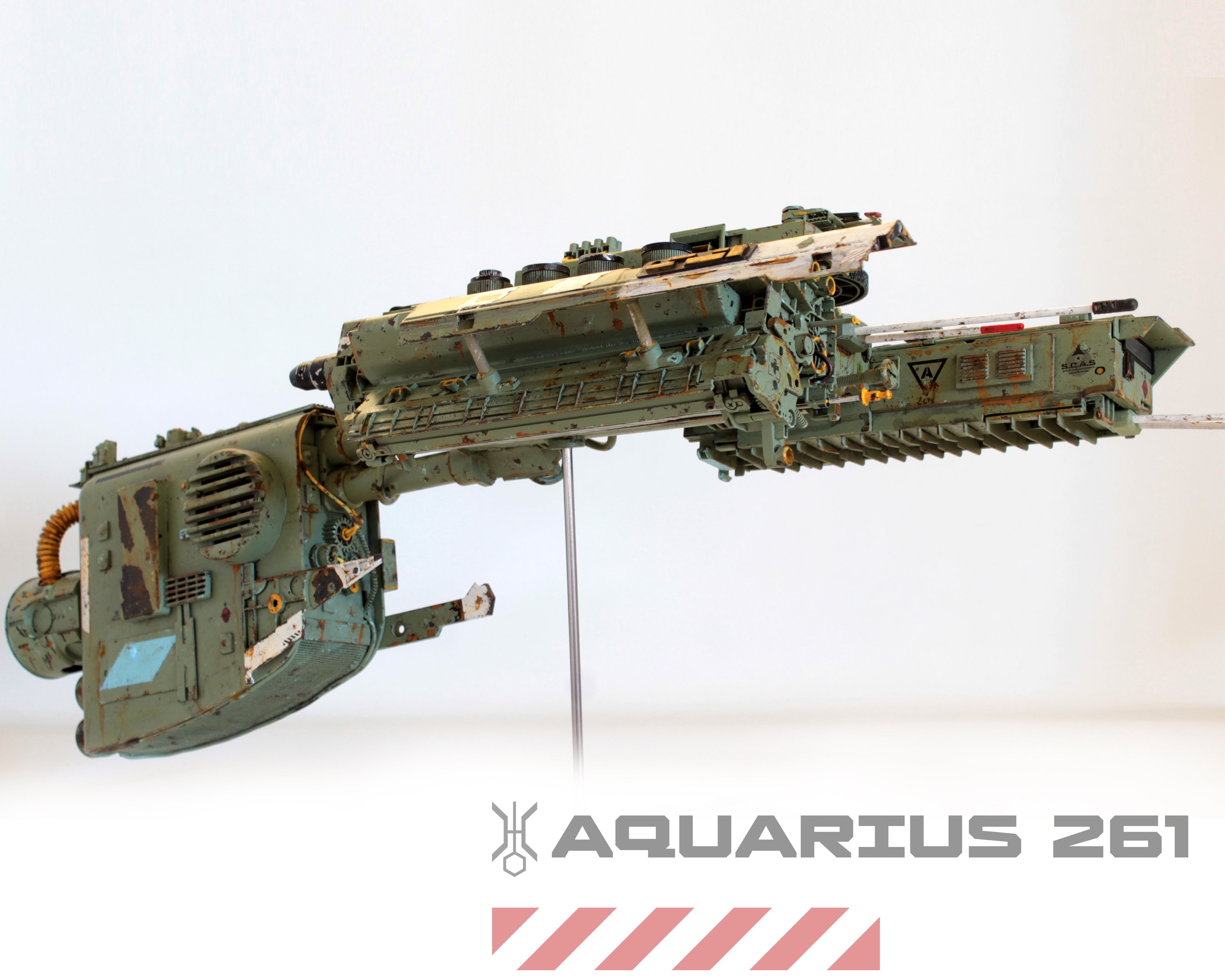 Scratch build model spaceship for Electronic Warfare / Collectible toy / Display space ship / Sci-fi toy /Huge size - 110 cm model toy