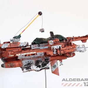 Modèle de vaisseau spatial Coal Carrier Scratchbuild spaceship / Jouet de collection / Display spaceship / Jouet de science-fiction / Grande taille - Modèle de jouet de 75 cm