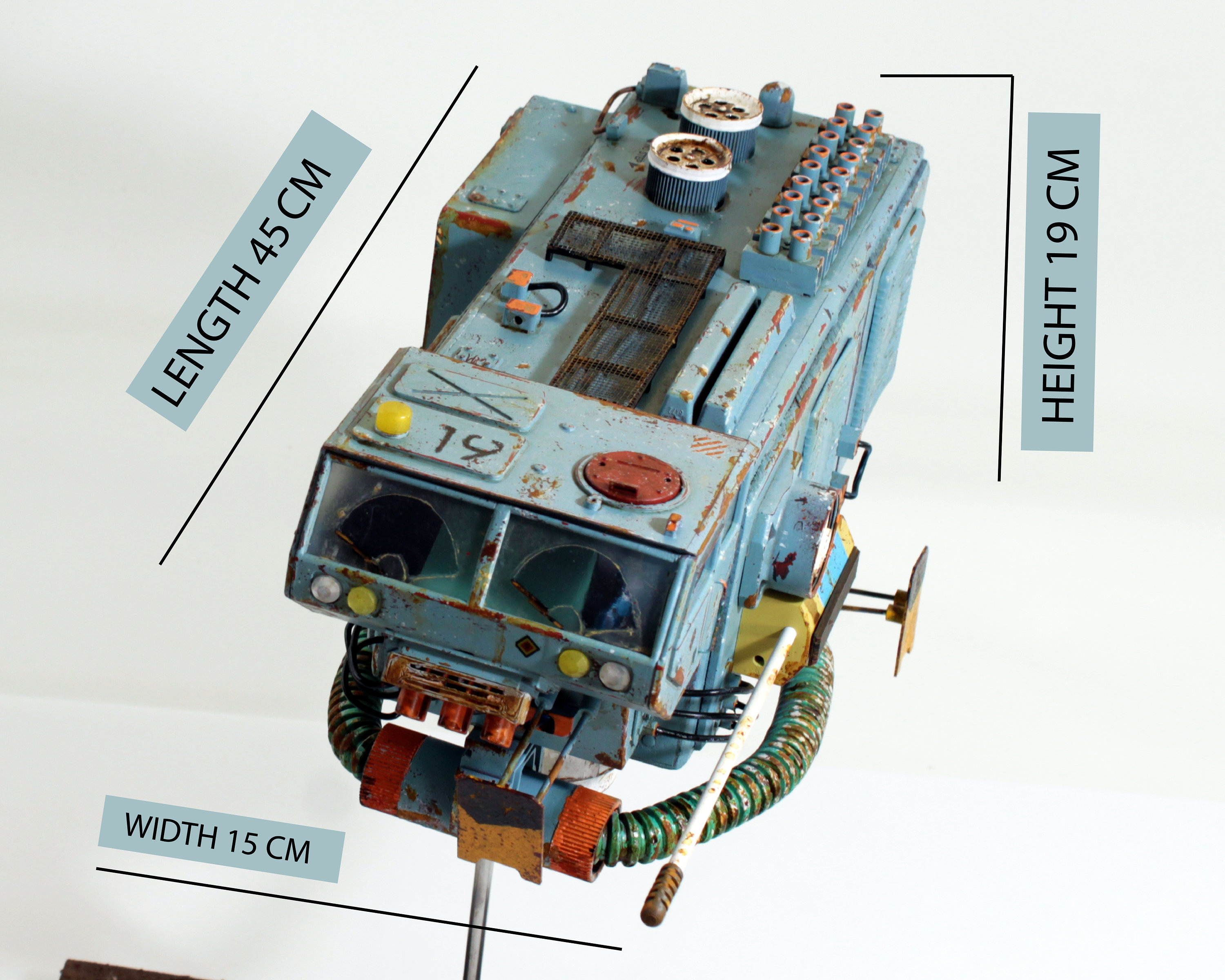 Sci-fi Hovercraft, Scratch Build Sci-fi Diorama Truck, Big Size
