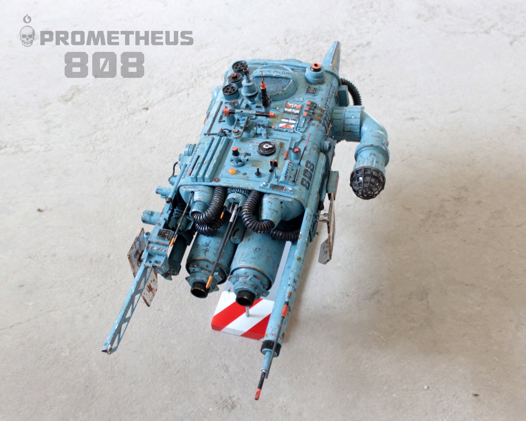 手作りSF宇宙船モデル：プロメテウスガスキャリア、80cmディスプレイ