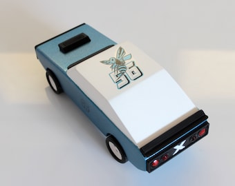 Beech Wood Toy Racing Car, Nissan Skyline Inspired