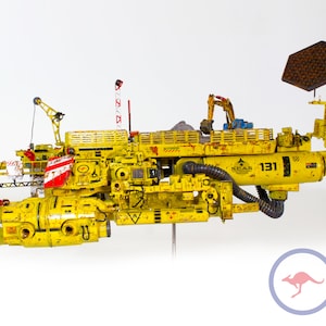 Construction Spaceship model  / Scratchbuild spaceship / Collectible toy / Display spaceship / Sci-fi toy / Big size - 70 cm model toy