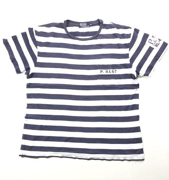 Rare!!Vintage Polo P2.RL 67/Polo Stadium/Stirped S