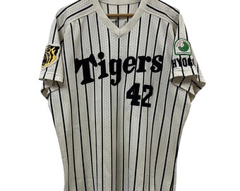 NEW MIZUNO Japan NPB HANSHIN TIGERS Baseball Jersey Yellow/Black MEDIUM