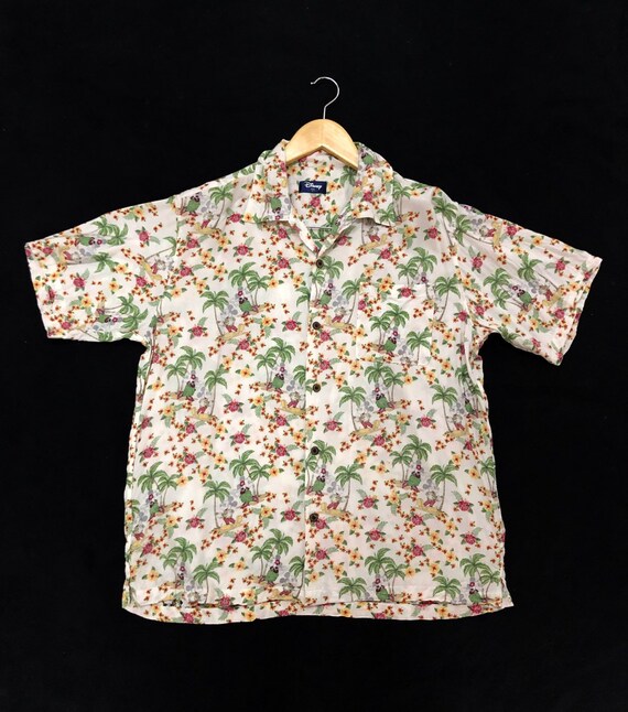 Rare!!! Mickey Mouse Hawaii Shirt Full Print/Aloha