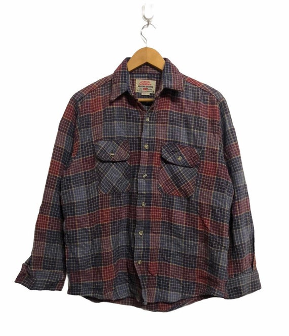 Vtgrare Levis Alaska Outdoor Flannel Checked Button Up/made - Etsy UK