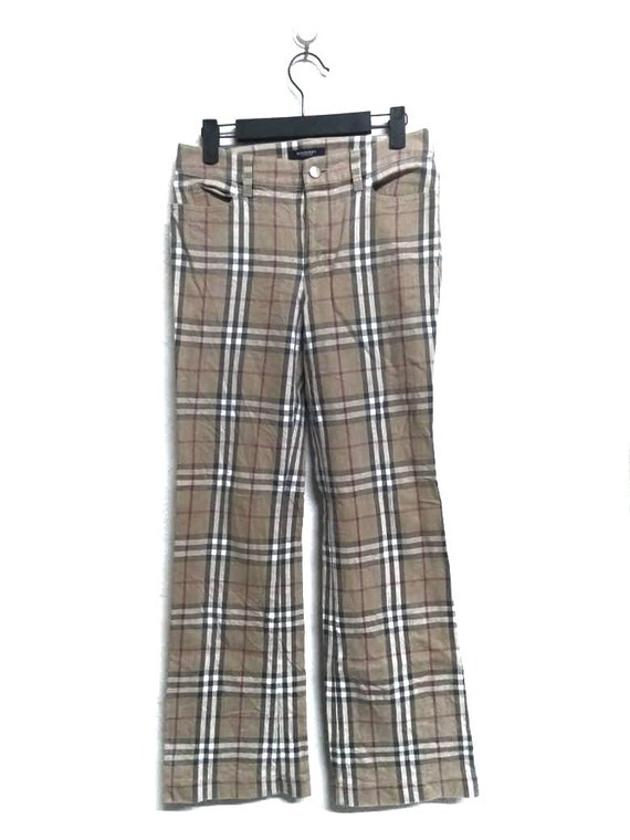 Rare!!!Authentic Burberry Nova Check Pants/Iconic