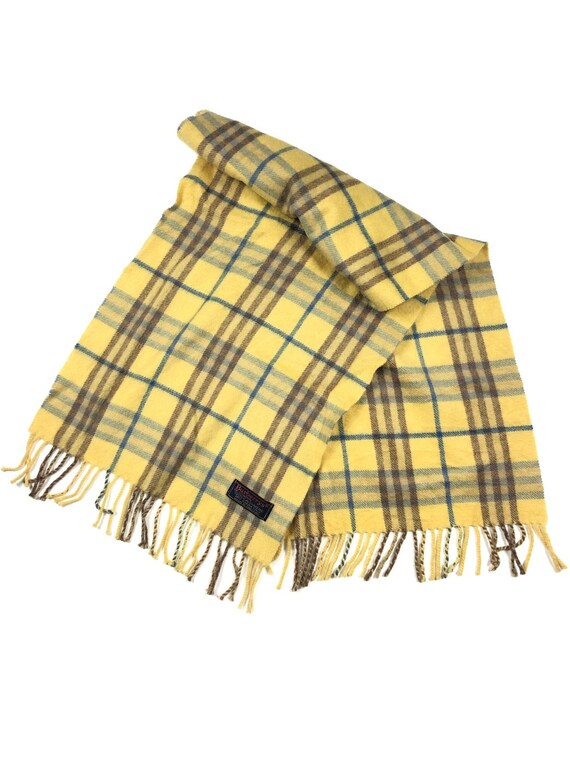 vintage burberry nova check scarf