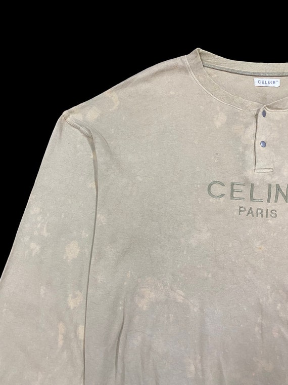 Vtg!!!Rare Celine Paris Embroidery Spellout Logo/… - image 7