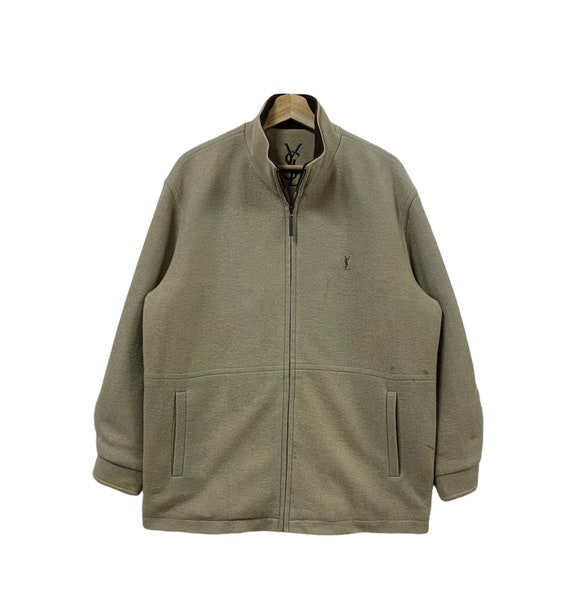 Vtgrare Yvessaintlaurent Ysl Por Homme Wool Bomber - Etsy Israel