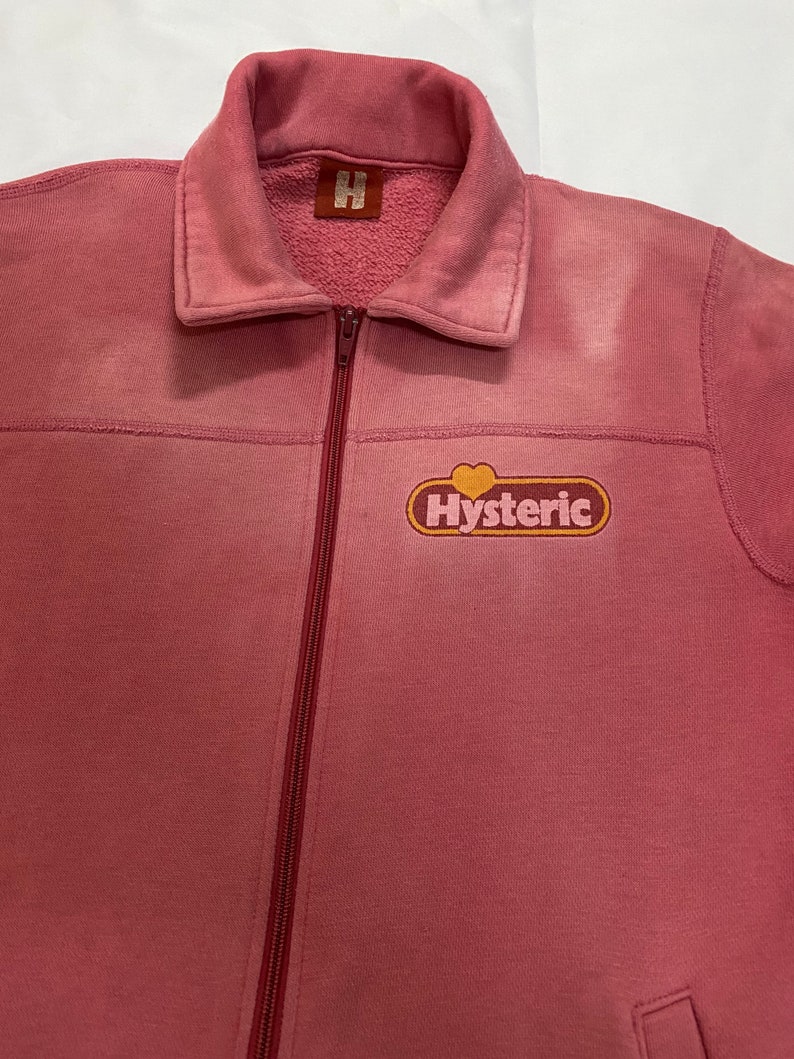 Vtg!!!Rare Hysteric Glamour Heavy PrintedFullzipper JacketHysterics Glamour Brand JacketSunFadedSize Free