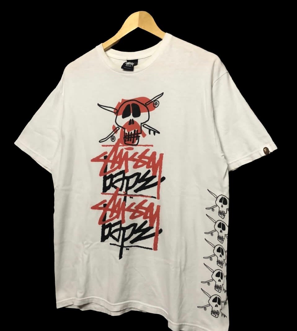 Rareauthentic Bape X Stussy 30th Aniversary Tee/streetwear - Etsy