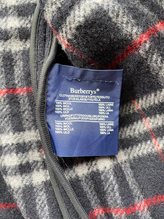 Vtg!!!Rare Burberrys Speciality Duffle Coat/Burbe… - image 7