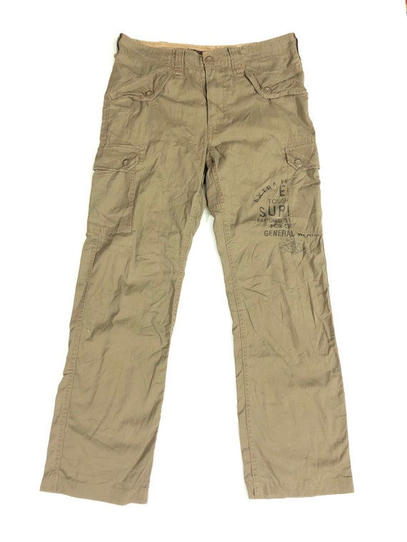 Japanese Brand Hard Wear Cargo Pants Brand Surplus Split Logo - Etsy