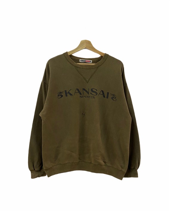 Vtg!!!Rare Kansai Yamamoto Sweatshirt Crewneck Pu… - image 1