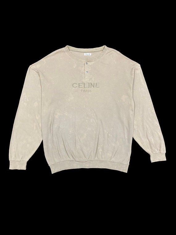 Vtg!!!Rare Celine Paris Embroidery Spellout Logo/… - image 1