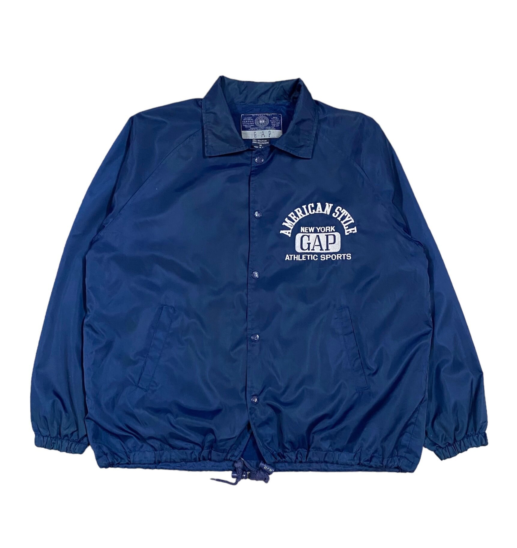 Vtgrare 90s Gap Classic Coach Jacket/gap New York Athletic Sport